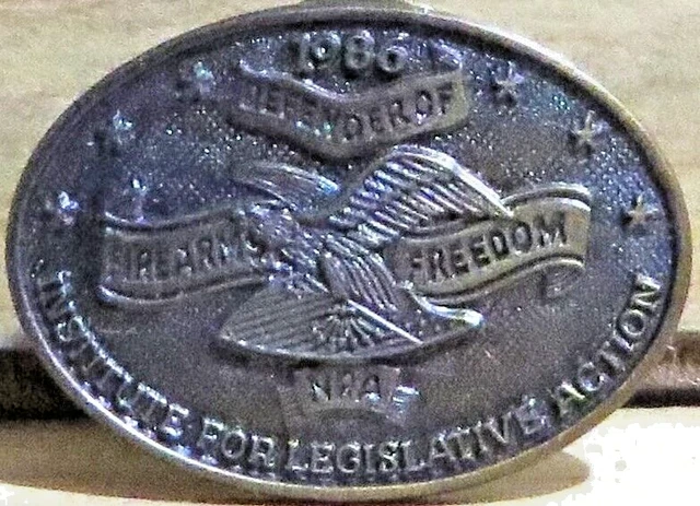PIN NRA NATIONAL Fusfle Association Of America Defender Of Firearms ...