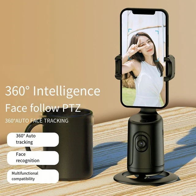 K&F Concept Perche Selfie Trépied AI 360° - Suivi Automatique, Déploiement Rapide 180cm, 2 Lampes Annulaires, Télécommande Bluetooth - Pour Vlog, Live, TikTok - 6