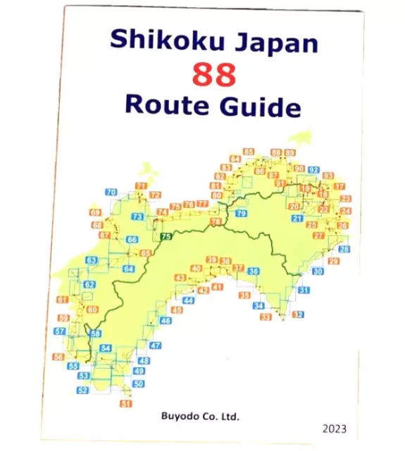 Shikoku Japan 88 Route Guide 2023 Ohenro Shikoku pilgrimage English guidebook