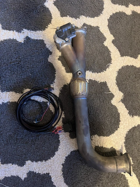 AA Polaris RZR Turbo 2.5" Electronic Side Dump Cutout Exhaust Head Pipe Shocker
