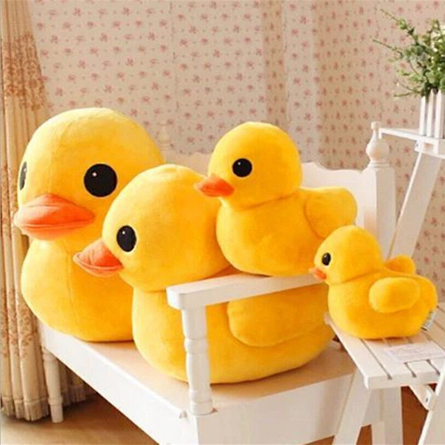 CANARD EN PELUCHE jaune 20/30/50CM, Animal en peluche doux, oreiller décoratif, EUR 10,66