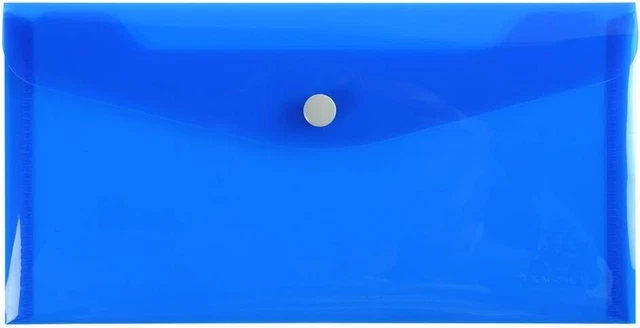Pouch Press Button Fastening With Flap Storage for The Desk School