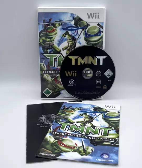 TMNT - Teenage Mutant Ninja Turtles (Nintendo Wii, 2007) mit OVP und Anleitung