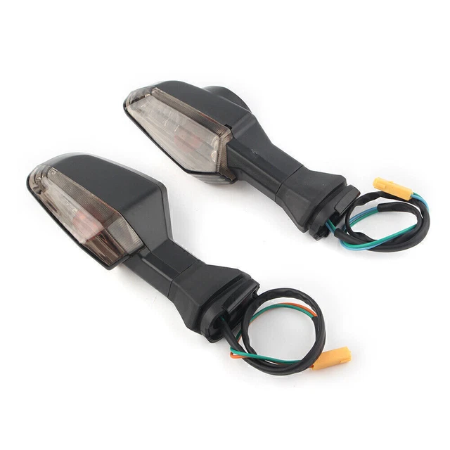 Indicatore Segnale Giro Posteriore Motore Lampadine Luce Lampada Adatta Kawasaki Ninja 300 Fumo