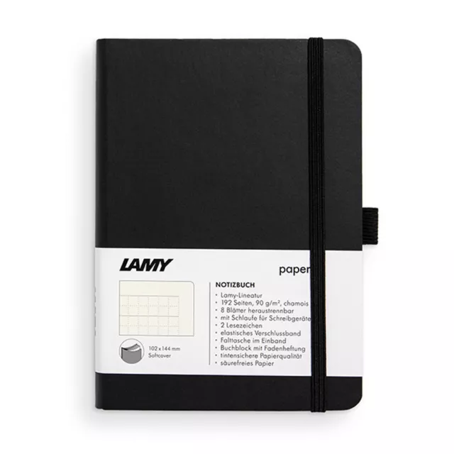 NEW Lamy Soft Cover Notebook Ruled A6 Black