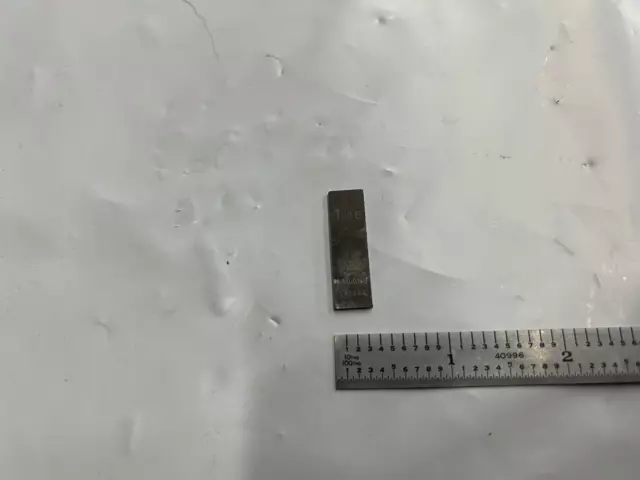 1.16mm Mitutoyo Steel Rectangular Gauge Gage Block