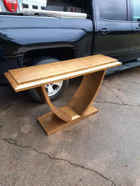 Vintage art Deco French console gold table