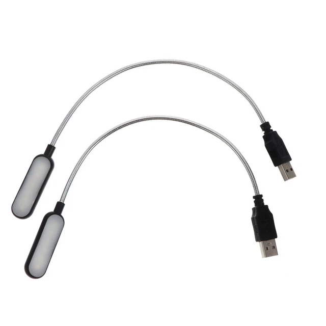 2 PCS UNIVERSAL Lid Steel USB Computer Light Handbag Laptop Lamp 9 38 2 pcs universal lid steel usb computer light handbag laptop lamp 9 38