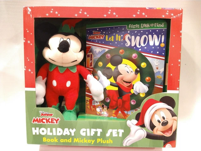 DISNEY JR MICKEY Mouse Clubhouse Book And Mickey Plush Let It Snow DISNEY JR MICKEY Mouse Clubhouse Book And Mickey Plush Let It Snow
