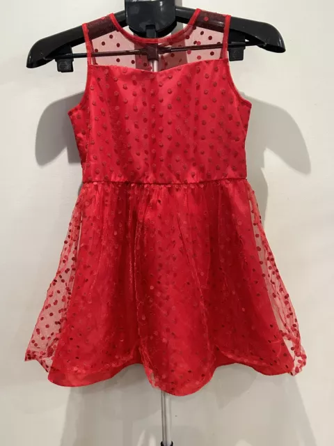 Special Occasion By Marmellata Girls size 10 Red Polka Dot Dress