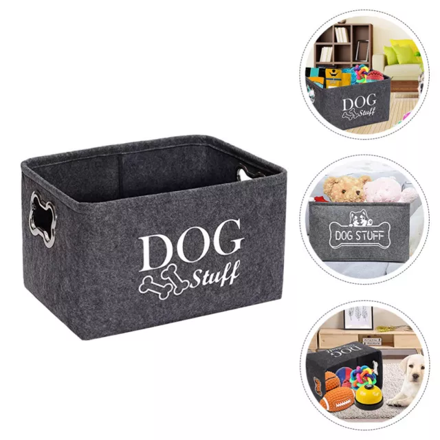 1 pc Pet Toy Box and Dog Toy Box Storage Basket Chest Organizer