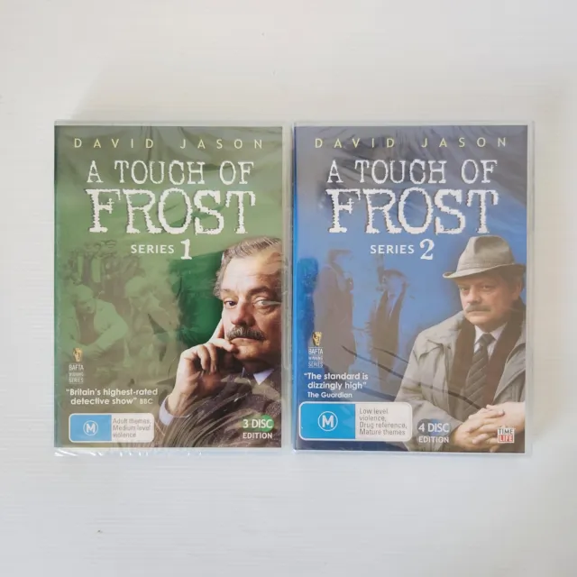 A Touch Of Frost Series Season 1 & 2 One Two DVD Region 4 PAL New & Sealed