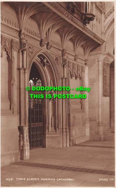 R494302 Norwich Kathedrale. Chorschirm. Richter. 4991