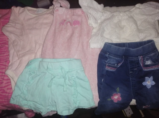 Baby Girl Age 6 To 9 Months Clothes Bundle Good Quality And Condition 6 It Items 3