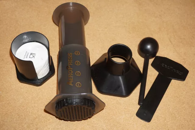 AeroPress Coffee Maker with Filters, Box and Instructions