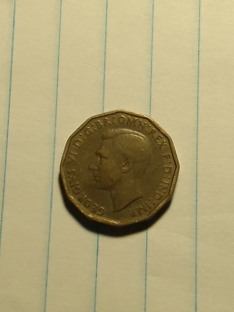 1943 great britain three pence
