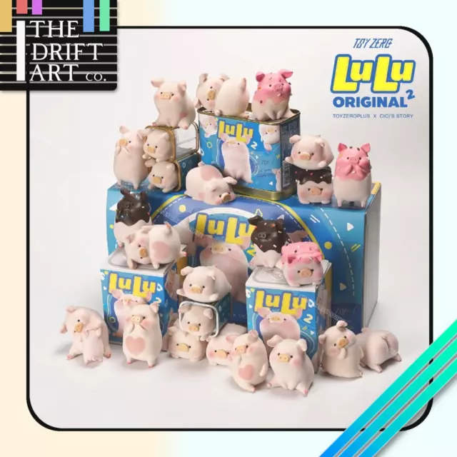 Canned LuLu The Pig 2 Series Girl Boy Blind Box Art Toy Figure Doll - 1pc or SET