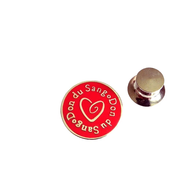 Pin's pins pin Lapel DON DU SANG Give Blood Donation 1er DON J