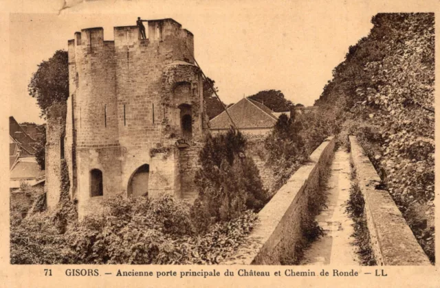 *7000 cpa 27 Gisors - ancienne porte du Château