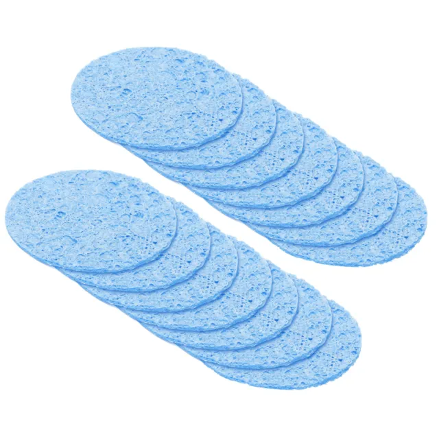 15 pz spugna per saldatura 5 cm blu rotondo spessore cuscinetti per pulizia punta di saldatura ferro