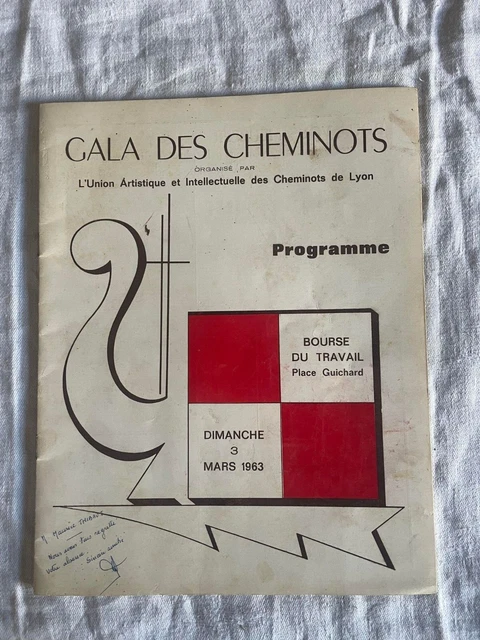Programme Match OL - RC Paris, Saison 1955/56 – Rare Et Ancien, Collection