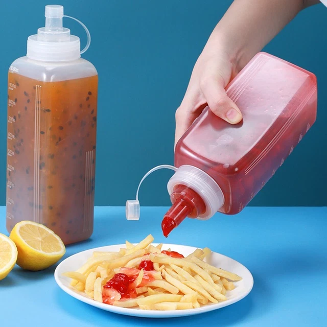 Pratica bottiglia a spremitura per salse condimenti insalata e molto altro 800ML/1000ML