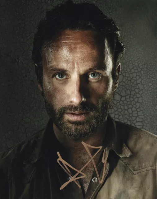 ANDREW LINCOLN signed Autogramm 20x25cm THE WALKING DEAD in Person autograph COA