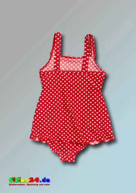 Playshoes Protection UV Fille Maillot de Bain Jupe Rouge Avec à Points 3