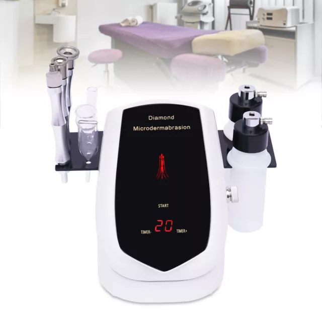 Diamond Microdermabrasion Machine Facial Peeling Skin Care Vacuum Cupping Device 3