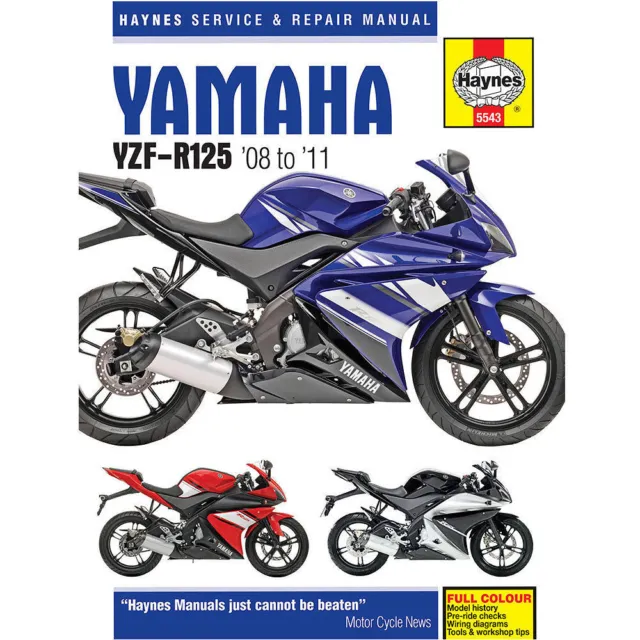 Genuine Haynes Workshop Garage Manual YZFR125 Yamaha YZF-R125 08-11 New