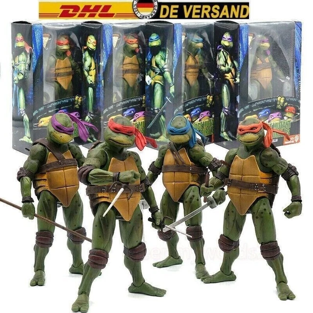 Figurine NECA Teenage Mutant Ninja Turtles 1990 – Édition Collector Du Film, 7 Pouces, Neuf