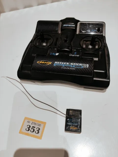 Carson Reflex Stick PRO 3.1 2.4GHz Transmitter and Receiver RC System