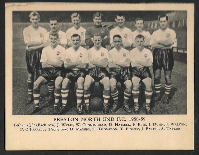 Fleetway (Der Tiger), FUSSBALLMANNSCHAFTEN, PSTON NORTH END, SEHR GUTER ZUSTAND/EX, 1958-59