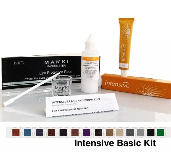 PROFESIONAL INTENSIVE Pestañas & Ceja Teñido Tinte Básico tinte kit 14 colours