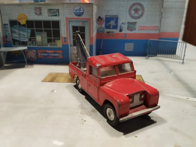 Modèle Réduit Cararama Land Rover Series III Pick-up Dépanneuse Rouge - Échelle 1/43, Neuf