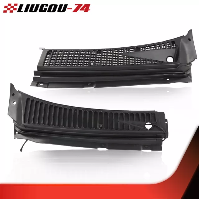 Windshield Wiper Vent Cowl Screen Cover Grille Panel Fit For 99-07 Ford F250