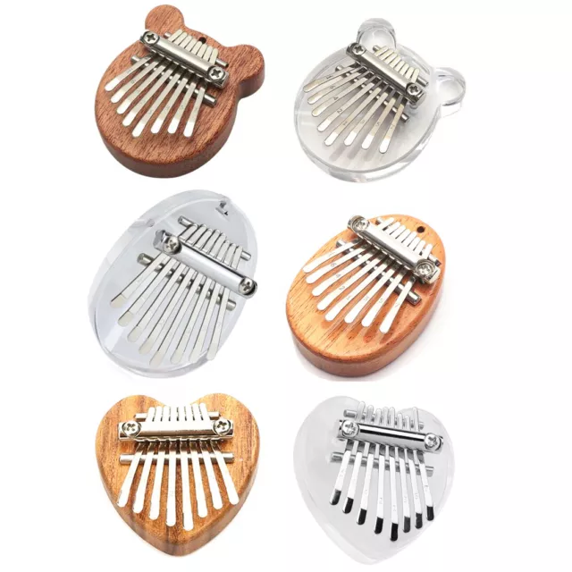 8-Key Mini Kalimba Thumb Piano Finger Percussion Pocket Musical Tool Gift Toy 3