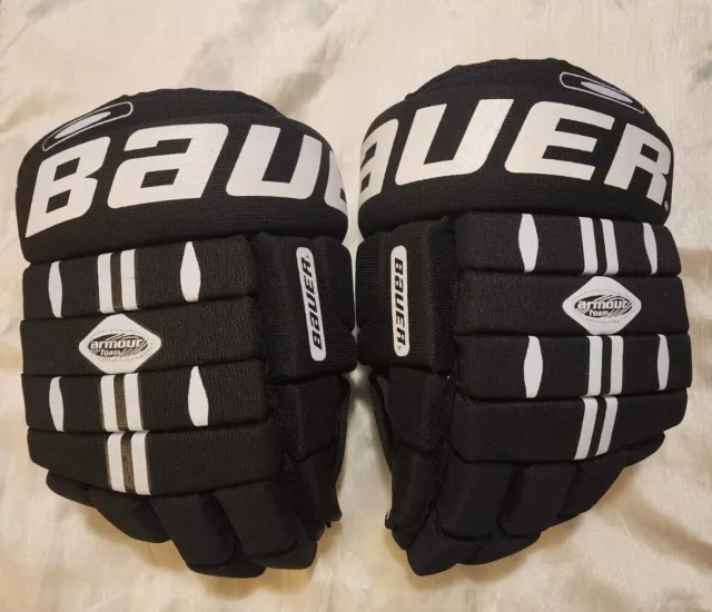 Bauer Impact 300 Jr Hockey Gloves Large 12” 30 CM Black Gloves Youth Gloves Bauer Impact 300 Jr Hockey Gloves Large 12” 30 CM Black Gloves Youth Gloves