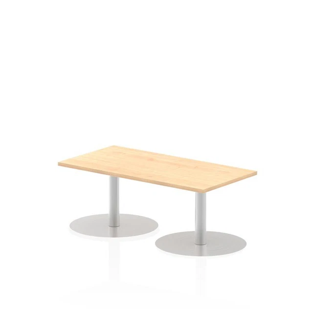 Dynamic Italia 1200 X 600Mm Poseur Rectangular Table Maple Top 475Mm High Leg IT