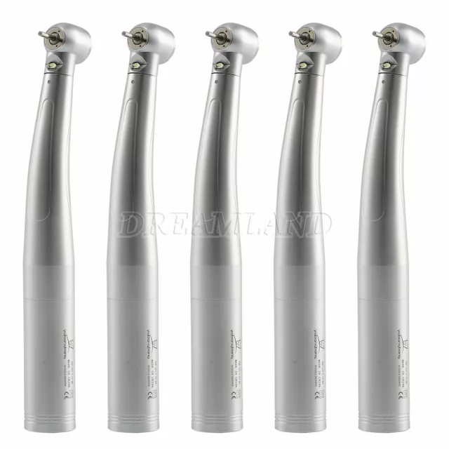 1-5 Dental LED Fiber Optic Handpiece E-Generator fit Coupling / Rotor S-T2