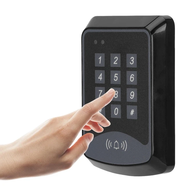 PASSWORD ACCESS CONTROLLER System Door ID Card Reader Security Keypad ...