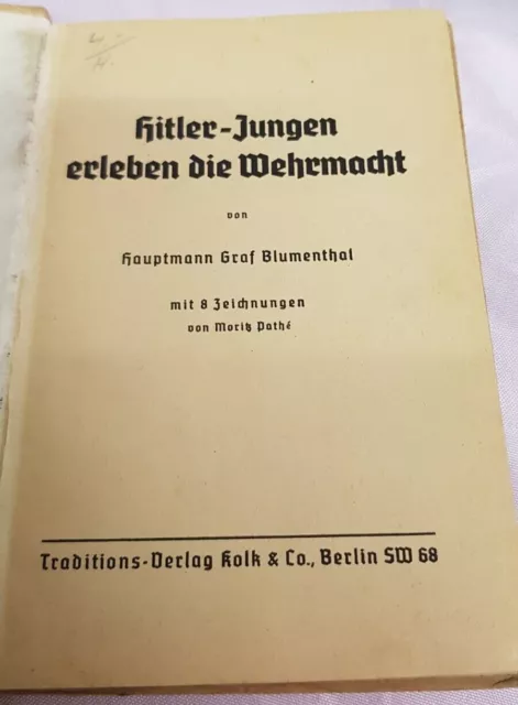 Historisches Buch um 1939
