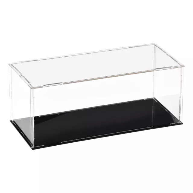 Acrylic Clear Display Case Box Dustproof Protection Showcase Cube 25x10x10cm