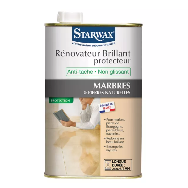 Starwax Renovator Gländend Schutz für Marmor Und Steine Natursteine 1 Liter