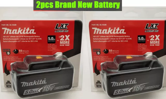 100% GENUINE Makita 18V Battery 5.0 AH BL1850B OPEN BOX MAKITA 18V