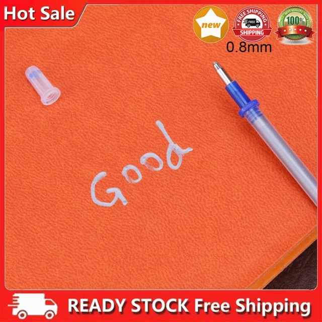 100pcs Mercury Refillable Pen Water Erasable Pens Fabric Leather Marker​