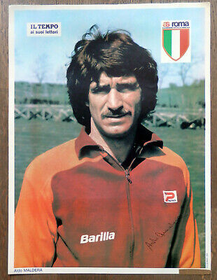 1983 AS ROMA Poster supplemento  il TEMPO  K2 scudetto ALDO MALDERA 