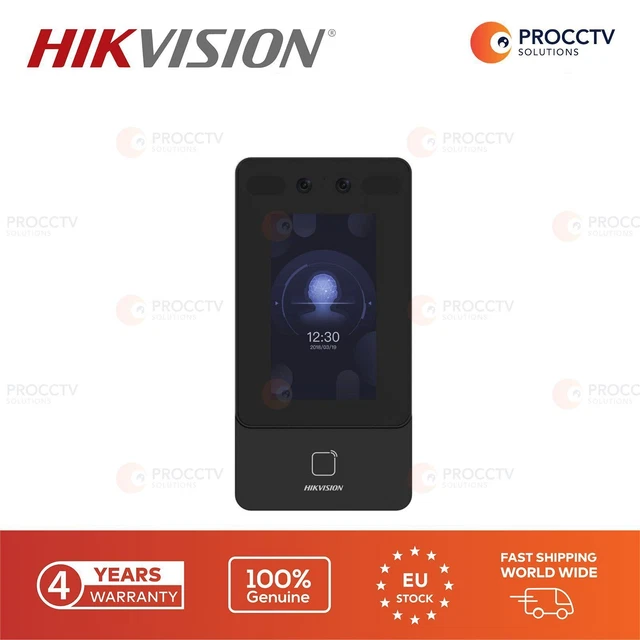 Terminale di riconoscimento facciale con scanner di carte Hikvision DS-K1T342MWX