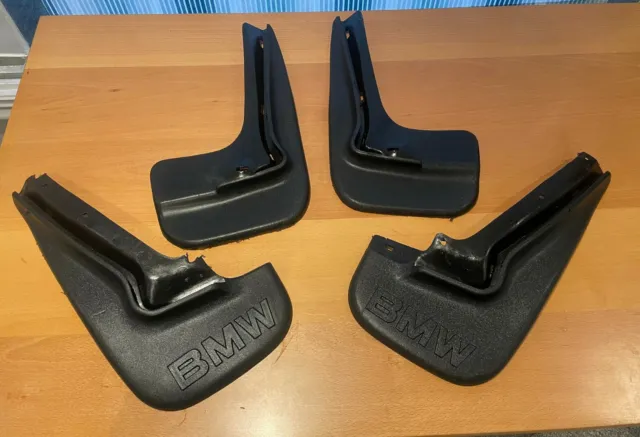Genuine Full Set of BMW E36.  3 Series. Front & Rear Mud Flaps.