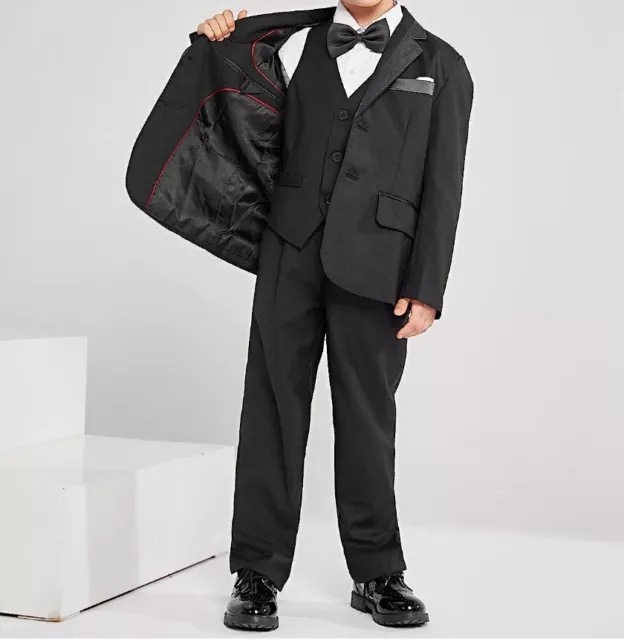 LOLANTA Boys Suits Tuxedo Formal Blazer Boy Suit Wedding Party. Size 160. 5pc